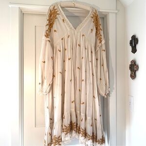 FREE PEOPLE Lavender Fields Dress LARGE NWT